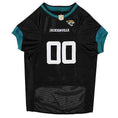 Load image into Gallery viewer, NFL Jacksonville Jaguars Striped Mesh Dog Jersey
