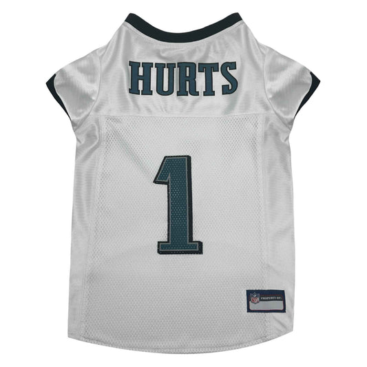 NFL Philadelphia Eagles Jalen Hurts Road Mesh Dog Jersey