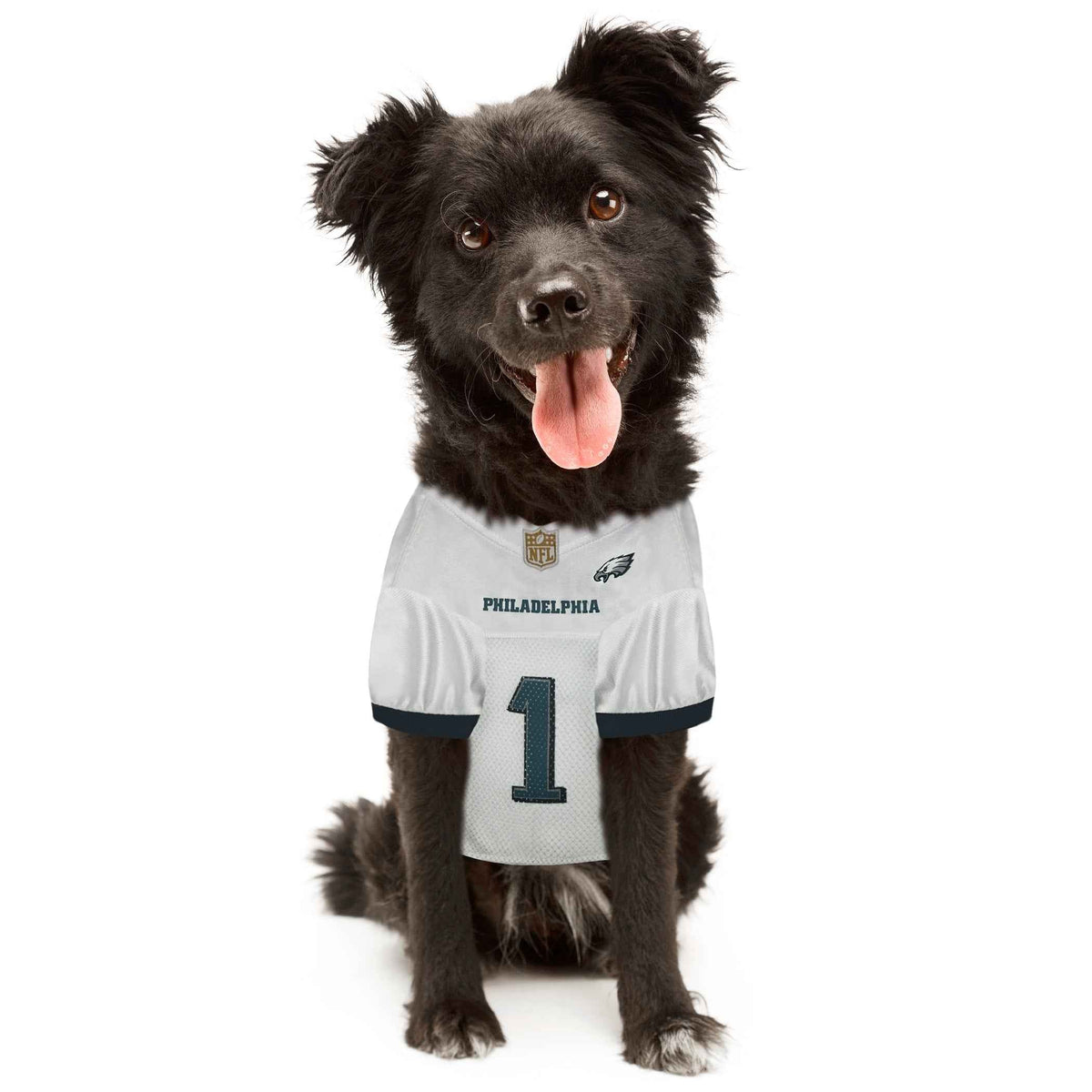 NFL Philadelphia Eagles Jalen Hurts Road Mesh Dog Jersey