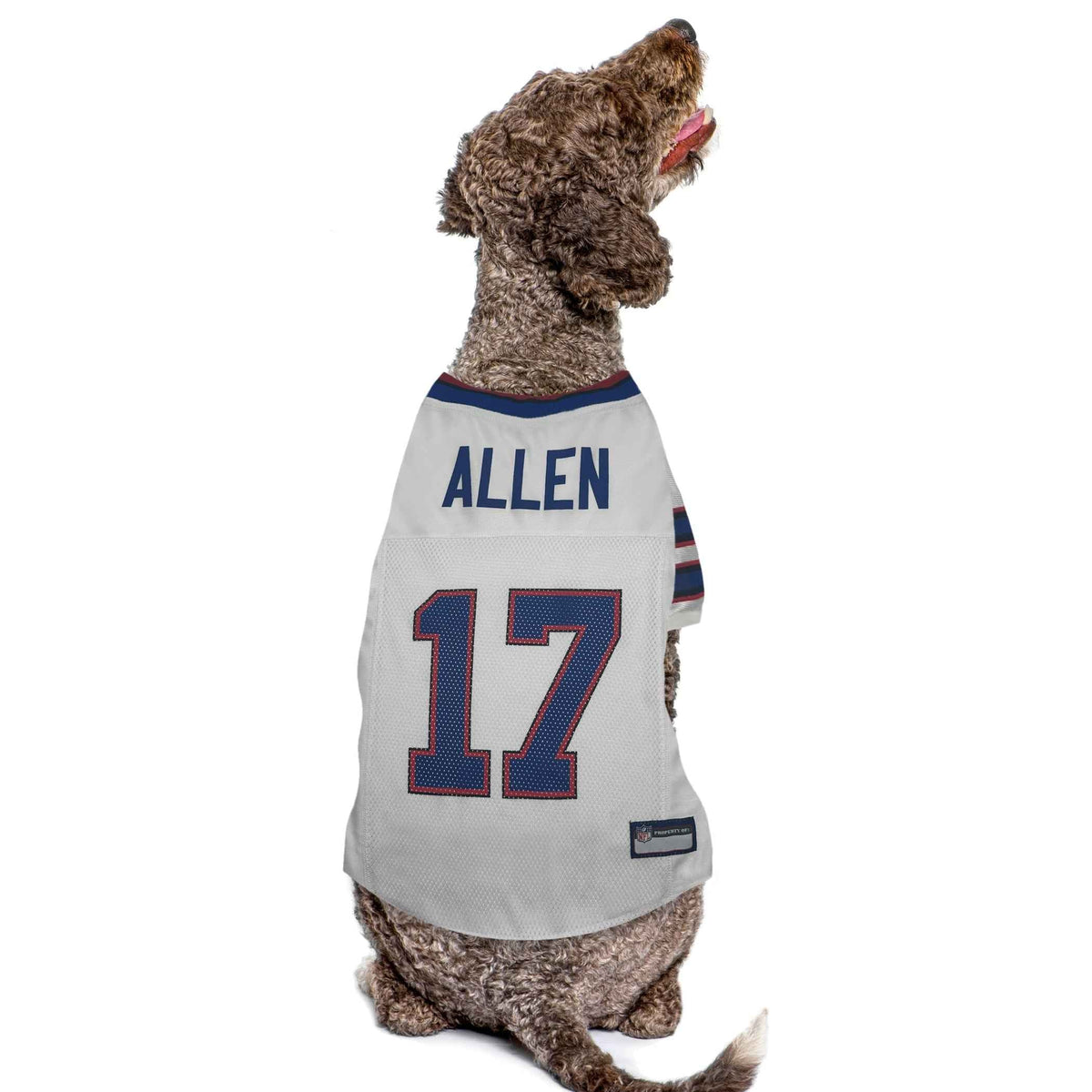 NFL Buffalo Bills Josh Allen Road Mesh Dog Jersey