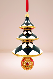 Jubilee Tree Reflector Glass Ornament