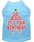 Load image into Gallery viewer, Christmas Pet Dog & Cat Shirt, "Go Jesus, It's Your Birthday"
