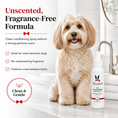 Load image into Gallery viewer, K9 Silk & Shine spray by Southlake Paws, featuring a dog with a shiny coat, on a clean, bright background.
