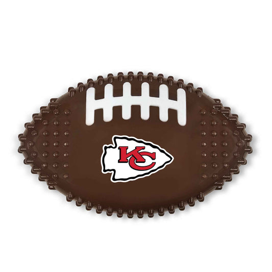 Kansas City Chiefs Hard Nylon Football Chew Toy