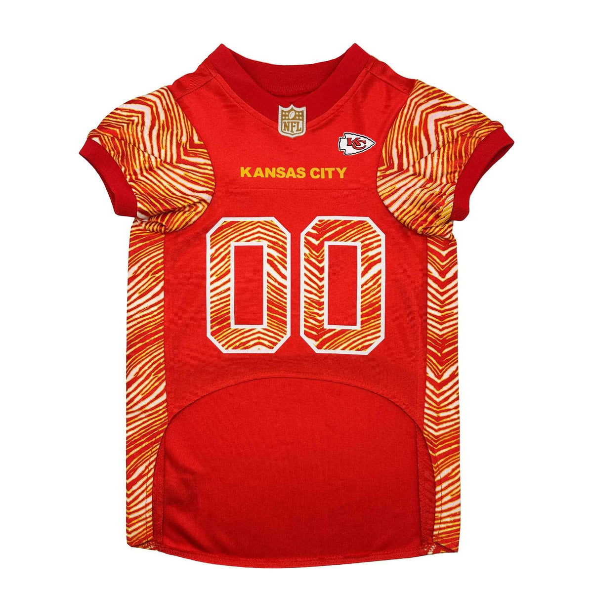 NFL Kansas City Chiefs Zubaz Dog Jersey