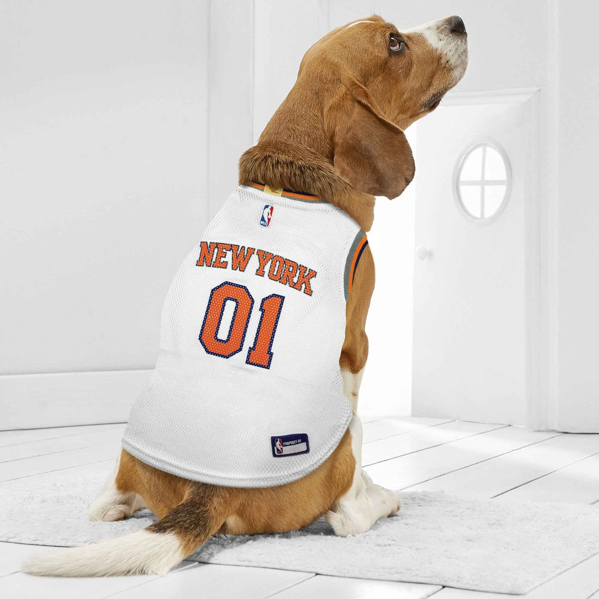 NBA New York Knicks Road Basketball Dog Jersey