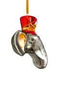 Load image into Gallery viewer, KRG Elephant Head Polish Glass Ornament 

