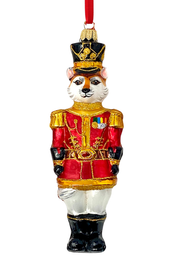 KRG Fox Polish Glass Ornament 