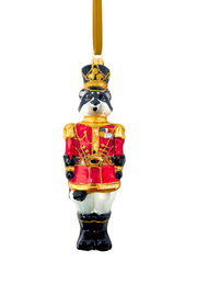 KRG Raccoon Polish Glass Ornament 