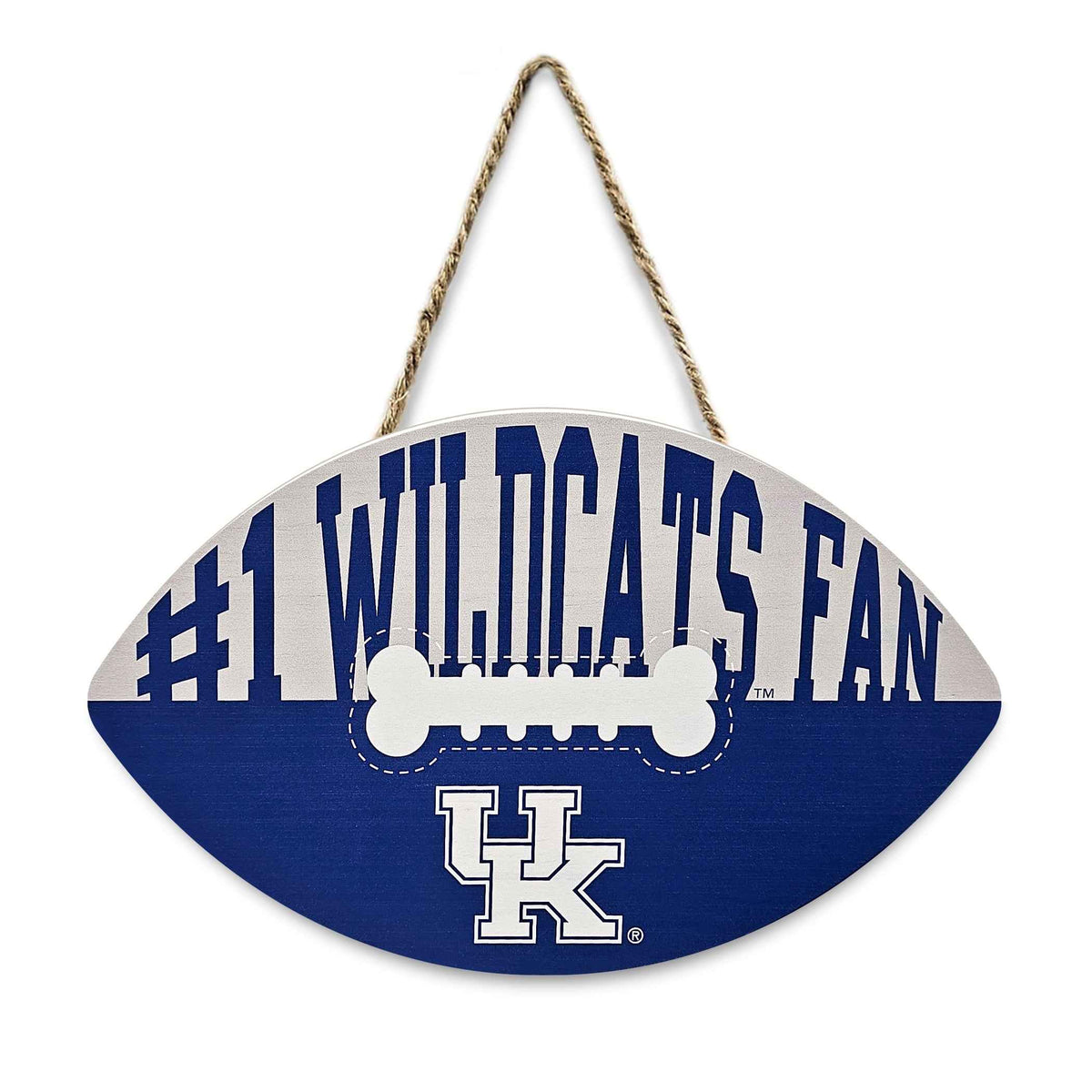 Kentucky Football Shape Sign