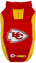 Load image into Gallery viewer, Kansas City Chiefs Puffer Vest Pet Fan Gear - NFL Pet Fan Gear
