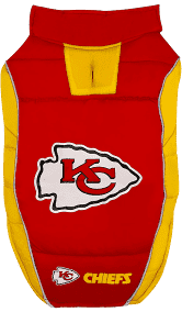 Kansas City Chiefs Puffer Vest Pet Fan Gear - NFL Pet Fan Gear
