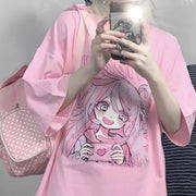 Kawaii Girl Love Confession T-Shirt 