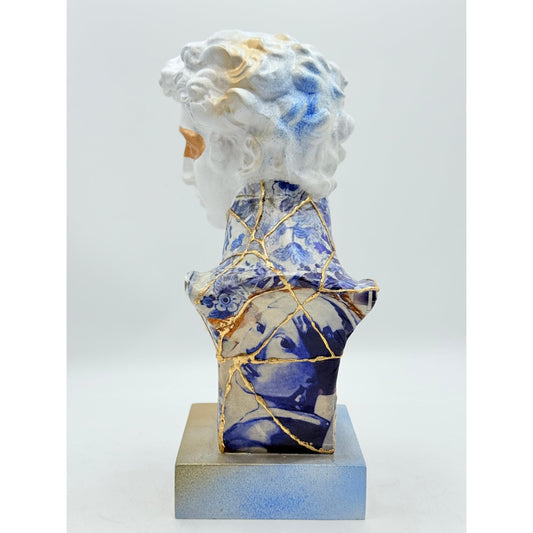 Giuliano de' Medici Sculpture - Kintsugi Edition - kintsugi giuliano de medici sculpture, luxury sculpture, product image 2