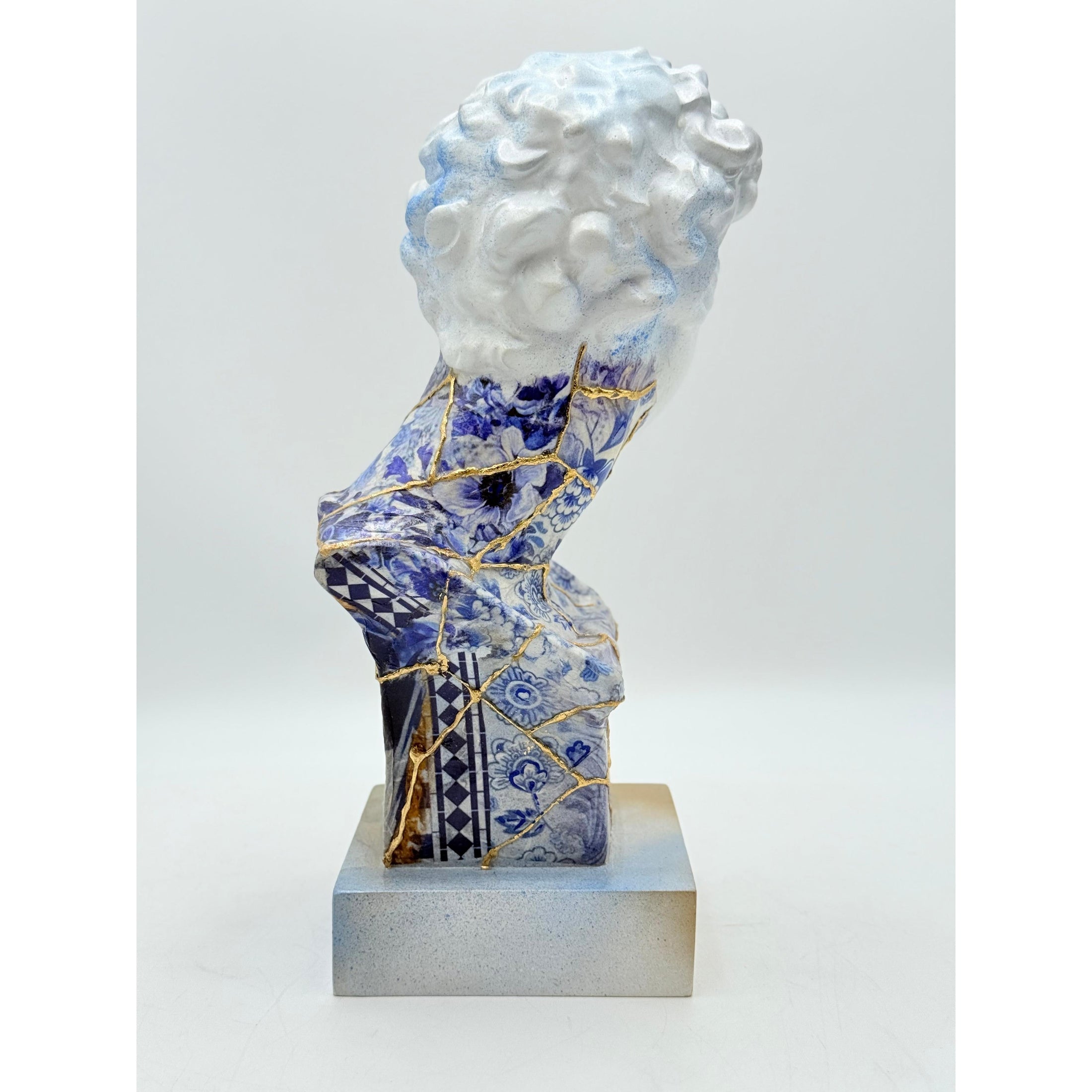 Giuliano de' Medici Sculpture - Kintsugi Edition - kintsugi giuliano de medici sculpture, luxury sculpture, product image 5