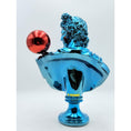 Load image into Gallery viewer, Apollo Sculpture - Blue Chrome with Red Balloon - blue chrome balloon red apollo sculpture, luxury sculpture, product image 3
