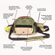 K9 Kompanion | Shoulder-Hip Dog Supply Pack 