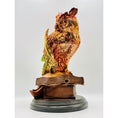 Load image into Gallery viewer, Wise Owl Sculpture - Chrome Ombre Design - chrome ombre wise owl sculpture, luxury sculpture, product image 2
