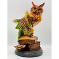 Load image into Gallery viewer, Wise Owl Sculpture - Chrome Ombre Design - chrome ombre wise owl sculpture, luxury sculpture, product image 5
