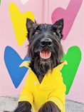 Load image into Gallery viewer, Parisian Pet 'Polo' Dog & Cat T-Shirt – Stylish Embroidered Pet Shirt, Comfortable & Lightweight – Yellow
