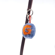 Custom faux fur dog poop bag holder