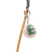 Custom faux fur dog poop bag holder