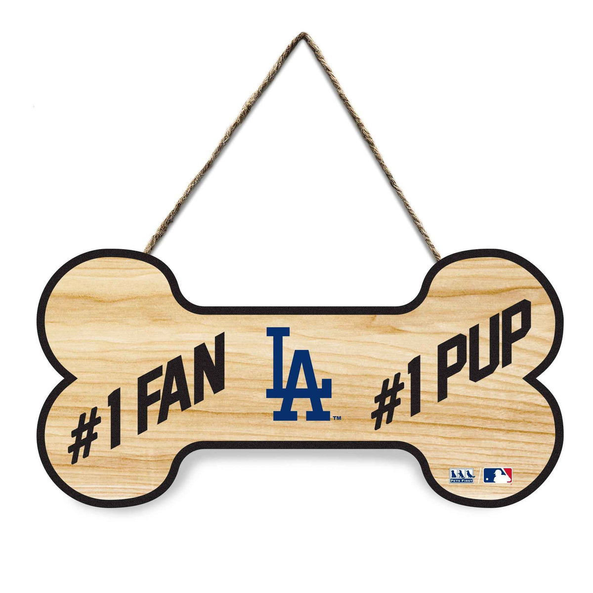 Los Angeles Dodgers #1 Fan #1 Pup Sign