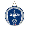 Load image into Gallery viewer, Los Angeles Dodgers Baseball Shape Sign
