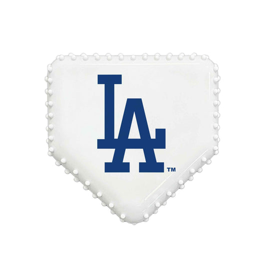 Los Angeles Dodgers Hard Nylon Homeplate Chew Toy