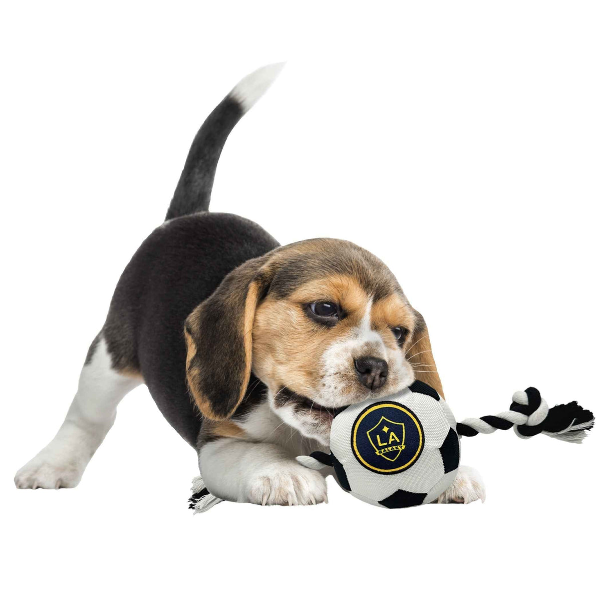 LA Galaxy Soccer Ball Rope Toy