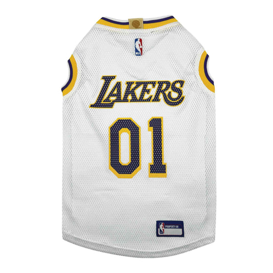 NBA Los Angeles Lakers Road Basketball Dog Jersey