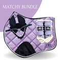 Load image into Gallery viewer, Lavender Saddle Pad Set
