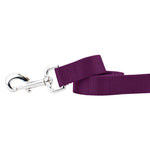 Burgundy Nylon Dog Leash