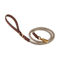 Load image into Gallery viewer, Leather Dog Leash in Brown - Rope, Made in Italy
