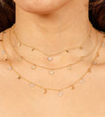 Load image into Gallery viewer, OLIVE & CHAIN Diamond Star & Moon Charm Necklace
