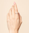 Load image into Gallery viewer, OLIVE & CHAIN Diamond Baguette Bezel Set Band - White Gold, 7.5
