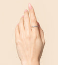 Load image into Gallery viewer, OLIVE & CHAIN Diamond Baguette Channel Set Band - Yellow Gold, 7.0

