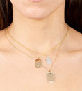 Load image into Gallery viewer, OLIVE & CHAIN Diamond Dot Dog Tag Necklace
