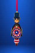 Load image into Gallery viewer, Abraham Lincoln Reflector Glass Ornament - Southlake Paws
