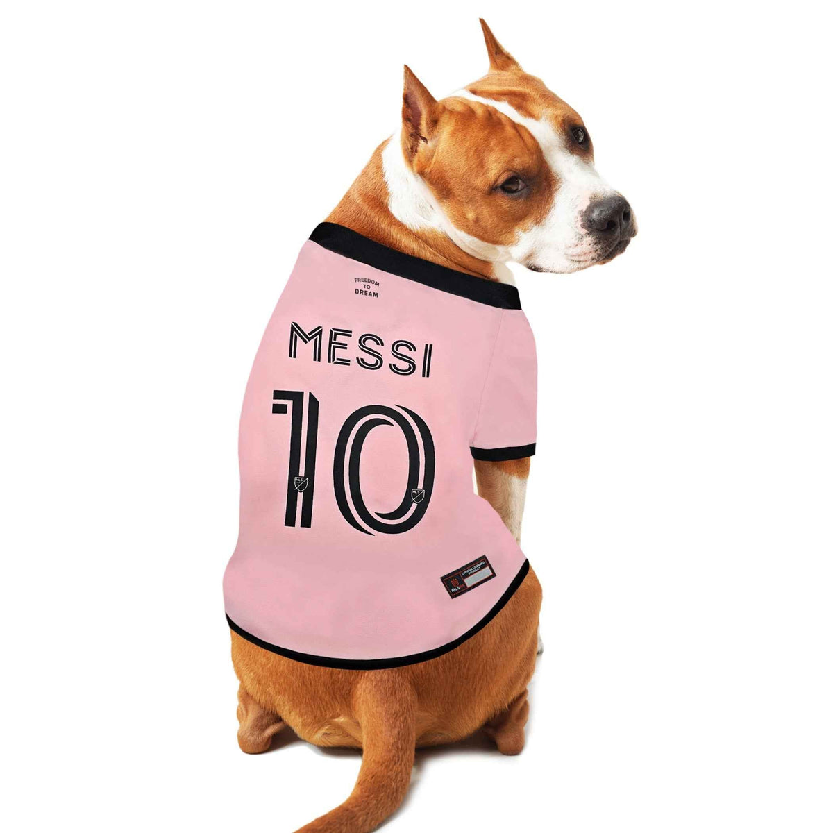 MLS Inter Miami Club de Foot Lionel Messi Mesh Dog Jersey