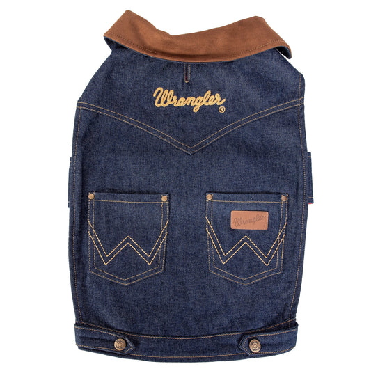 Wrangler® Dark Denim Dog Jacket with Lining