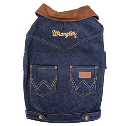 Wrangler® Dark Denim Dog Jacket with Lining