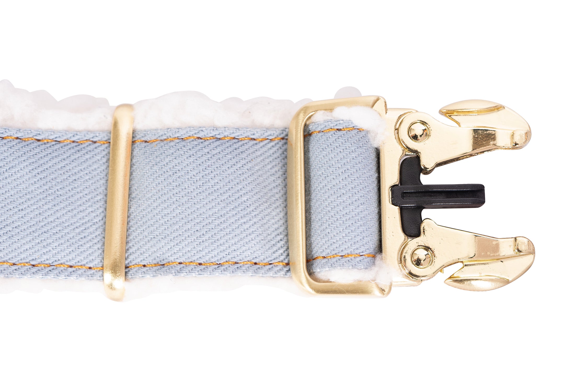 Wrangler® Denim and Sherpa Dog Collar – Light Wash