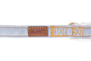 Wrangler® Denim and Sherpa Dog Lead – Light Wash