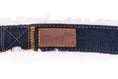 Load image into Gallery viewer, Wrangler® Denim and Sherpa Dog Collar – Dark Wash
