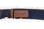 Wrangler® Denim and Sherpa Dog Collar – Dark Wash