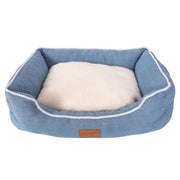Wrangler® Sherpa Rope-Trimmed Cuddler Box Bed - Light Wash