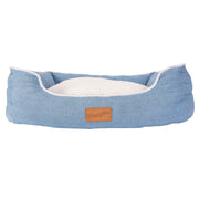 Wrangler® Sherpa Rope-Trimmed Cuddler Box Bed - Light Wash