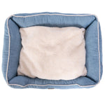 Wrangler® Sherpa Rope-Trimmed Cuddler Box Bed - Light Wash