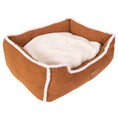 Load image into Gallery viewer, Wrangler® Faux Suede Sherpa Trimmed Cuddler Box Bed
